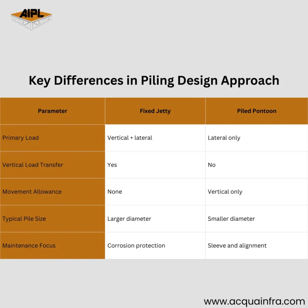 Key Differences in Piling Design Approach
