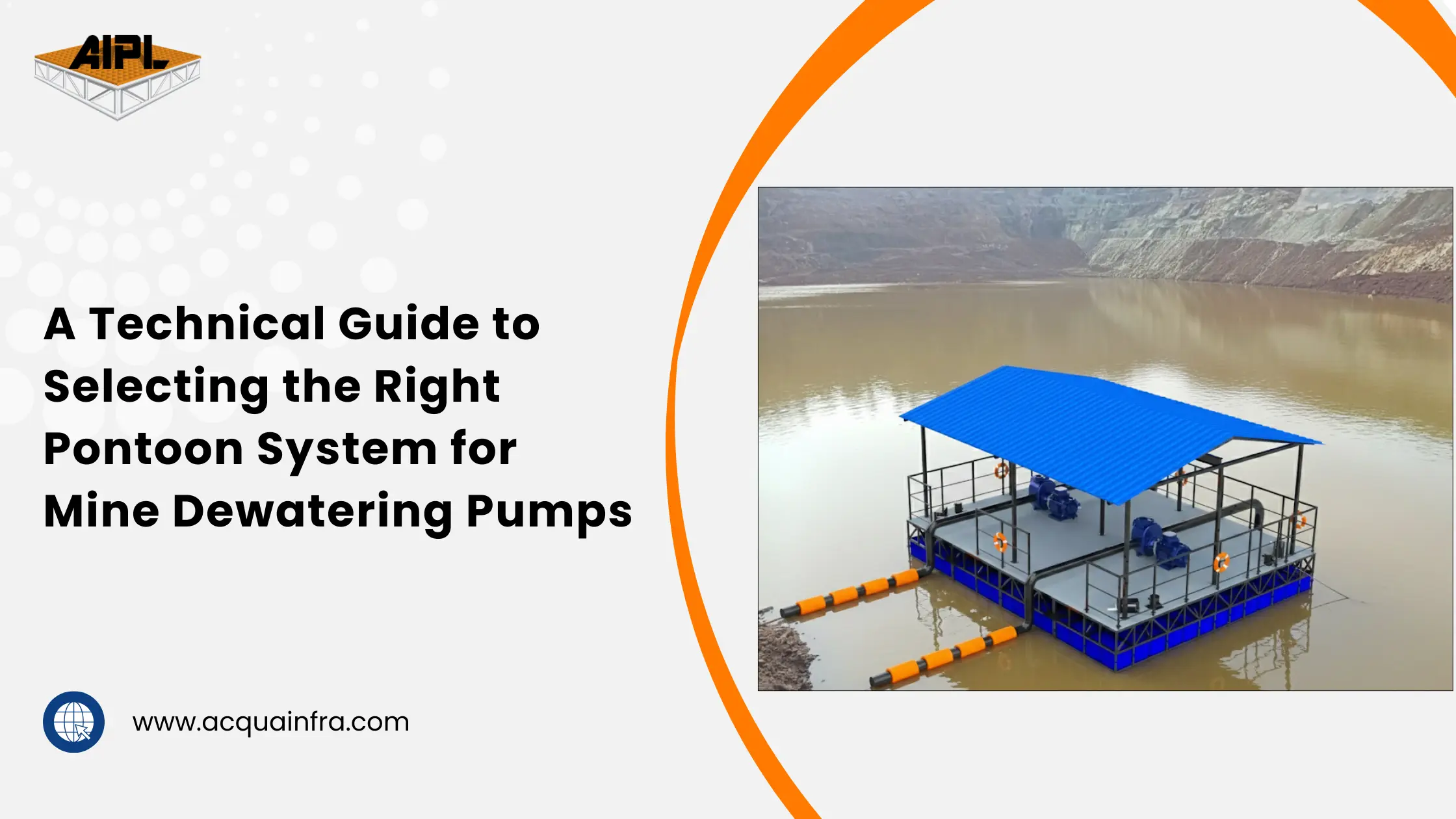 A Technical Guide to Selecting the Right Pontoon System for Mine Dewatering Pumps