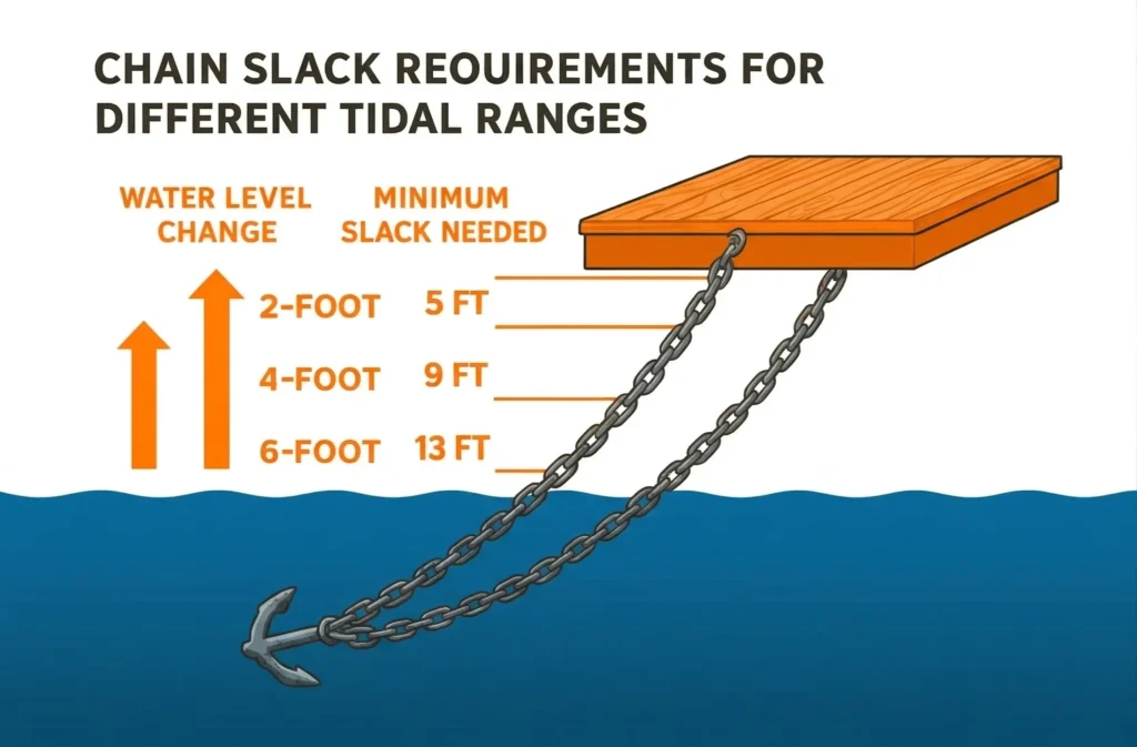 Mooring and anchoring systems used in floating jetty design