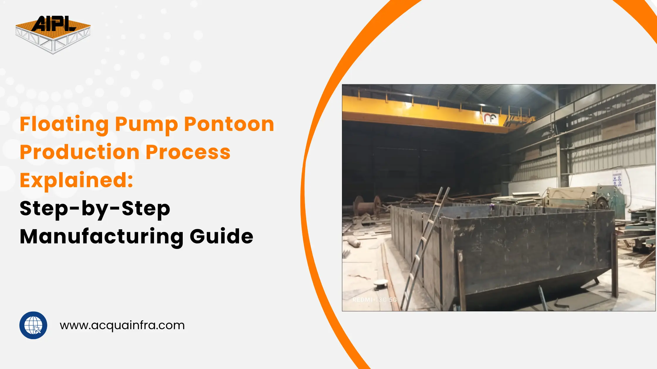 Floating Pump Pontoon fabrication and manufacturing process