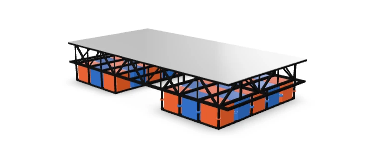 SIFJ (Steel-Integrated Floating Jetty) technology.