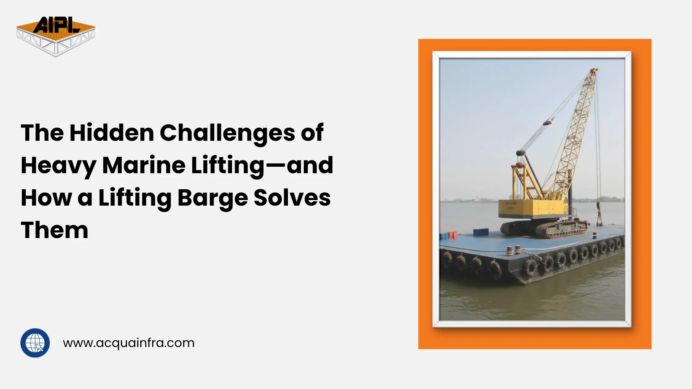 The Hidden Challenges of Heavy Marine Lifting—and How a Lifting Barge Solves Them