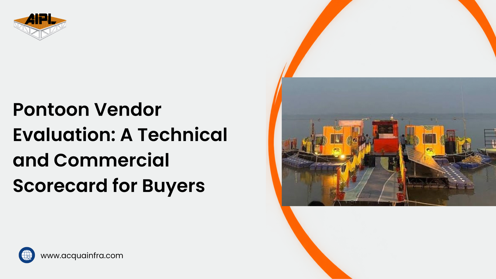 Pontoon Vendor Evaluation using technical and commercial scorecard for floating infrastructure projects
