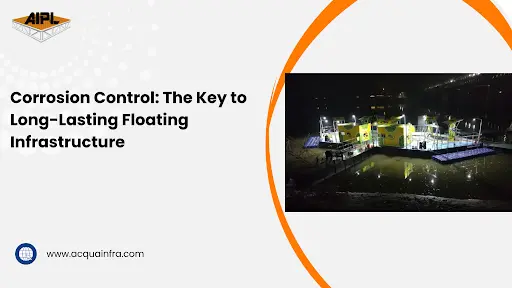 Corrosion-resistant floating infrastructure operating in reservoir conditions