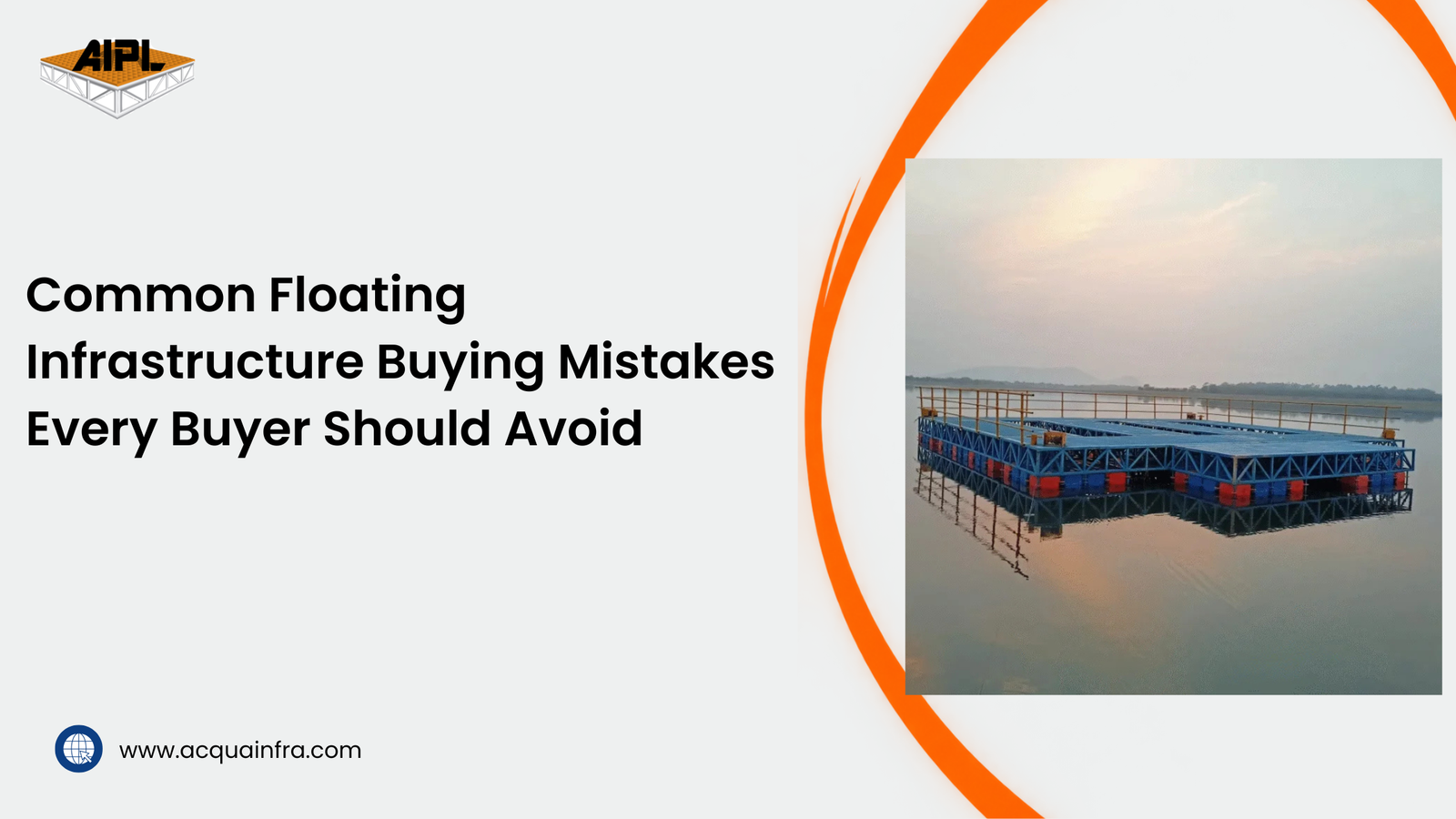 Floating infrastructure engineering and installation by AIPL India