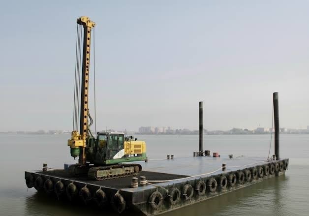  Modular mild steel barge for floating infrastructure and heavy-load applications
